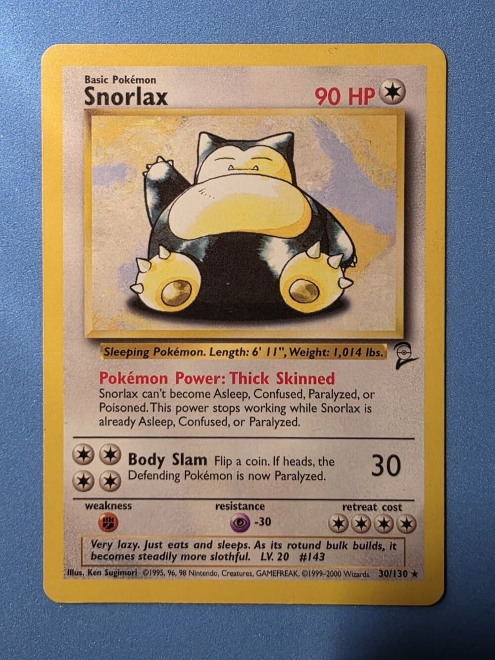 Snorlax 030/130 Base Set 2 Regular